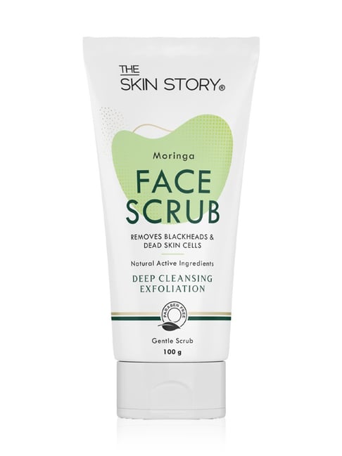 The Skin Story Moringa Deep Cleansing Exfoliation Face Scrub - 100 gm