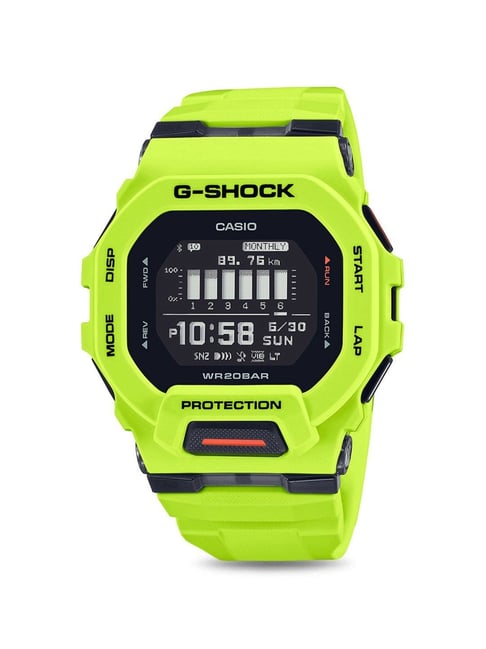 Casio G-Shock GBD-200-9DR Digital Dial Lime Green Resin Strap Men's Watch G1148