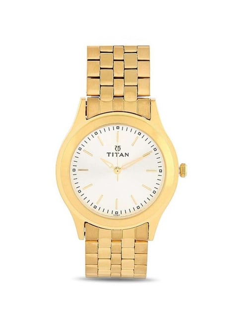 Titan Analog White Dial Men's Watch-NP1688KM02 Online at Best Price|authorized  selling partner watchbrand