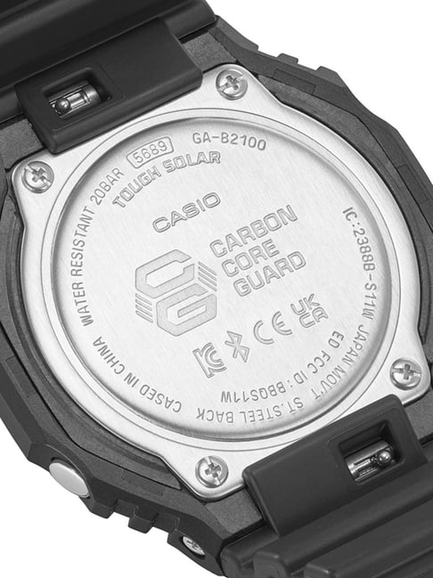 Casio G-Shock GA-B2100-1A1DR Black Analog-Digital Dial Black Resin Strap  Men's Watch G1242