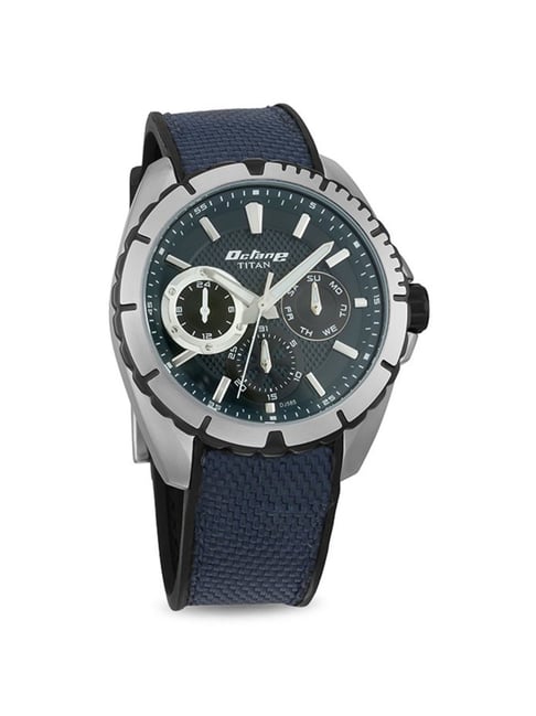 Octane Blue Dial Titan Octane Watches Leather Belt Buy Titan