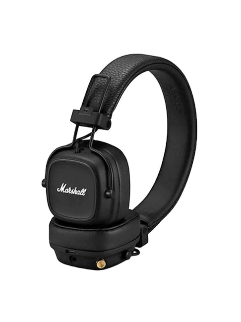 Marshall Major IV Wireless Bluetooth On Ear Headphone with Mic (Black)