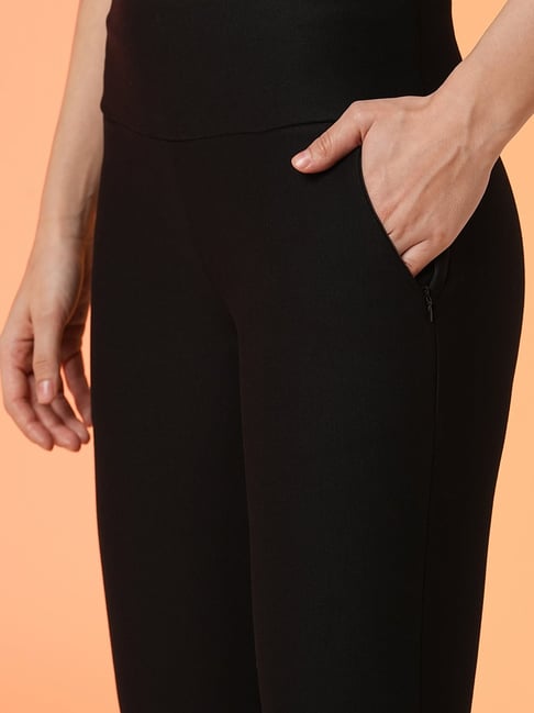 Globus Flat Front Side Zip Ladies Trousers Globus Women Black