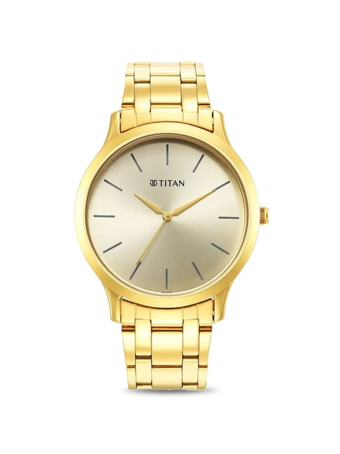 Titan watch price gold sale