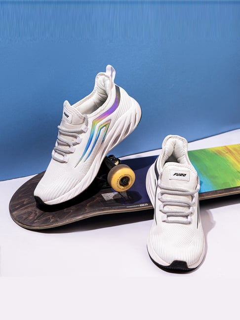 Furo By Red Chief Men's White Running Shoes