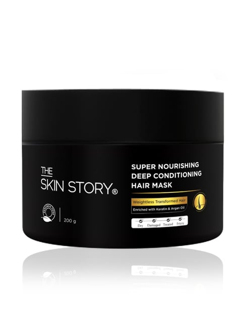 The Skin Story Keratin & Argan Oil Super Nourishing Deep Conditioning Hair Mask - 200 gm