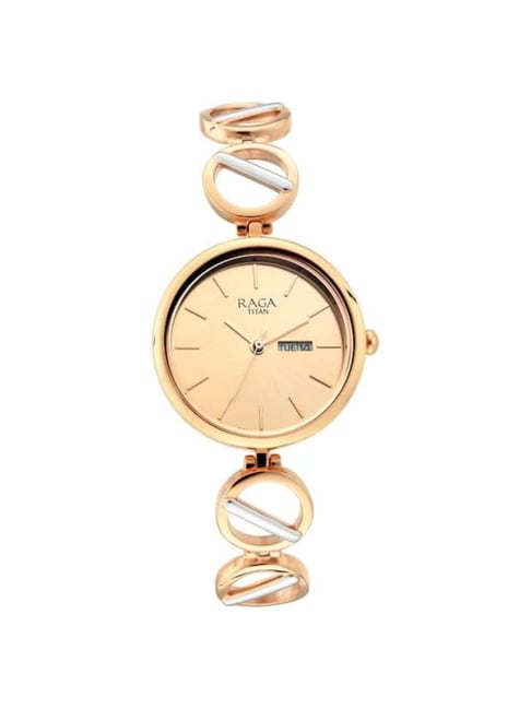 Raga Viva Price Of Titan Ladies Wrist Watch Buy Titan NR2644KM02 Raga Viva  Analog Watch For Women At Best