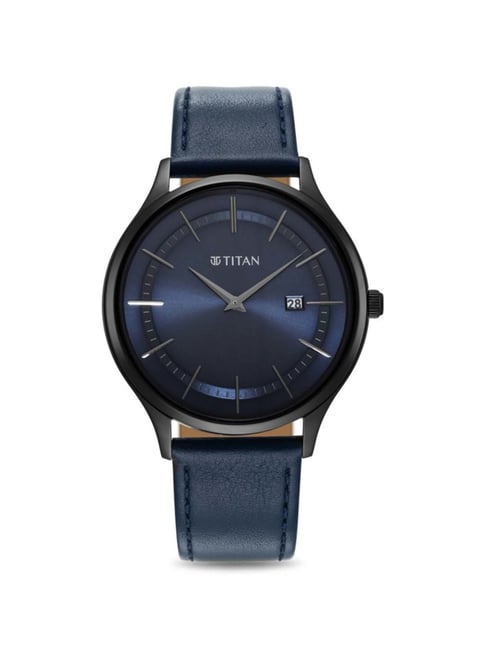 TITAN EDGE QUARTZ SLIM BLACK DIAL N274 INDIA MEN'S FULL WORKING VINTAGE  WATCH | eBay