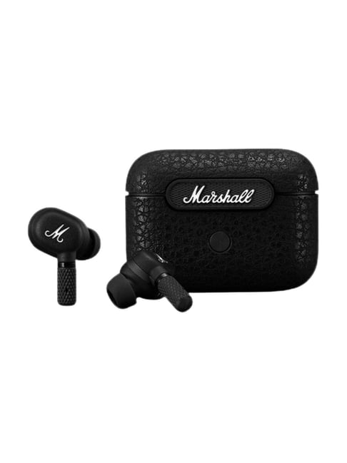 Marshall Motif In Ear Earbuds with Noise Canceling (Black, True Wireless)