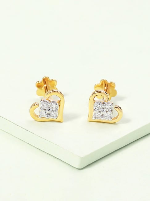 25 Carat Diamond Stud Earrings, SI2 14K White Gold – Fortunoff Fine Jewelry