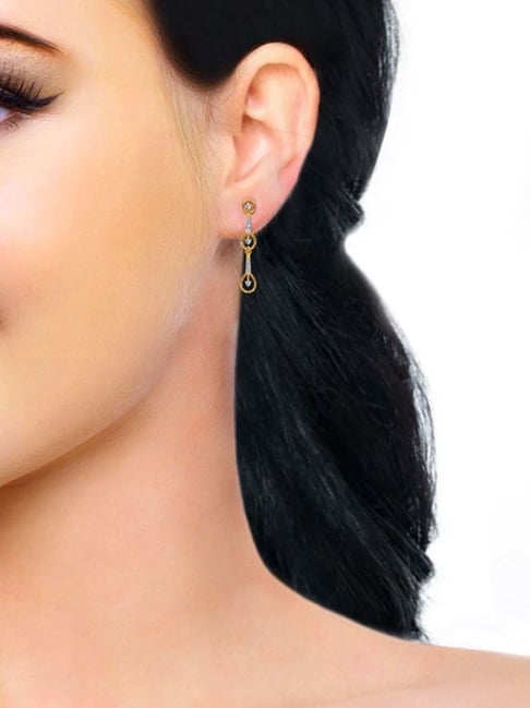 Daily wear sui dhaga earrings in kalyan jewellers sales