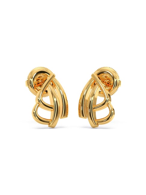Buy Candere by Kalyan Jewellers 18k Gold Diamond Stud Earrings Online At  Best Price @ Tata CLiQ