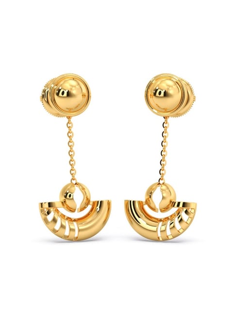 Buy Candere by Kalyan Jewellers 18k Drop Earrings Online At Best