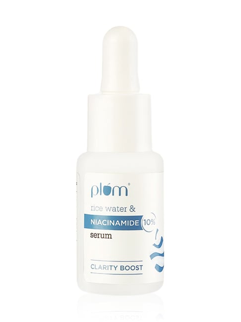 Plum Clarity Boost Rice Water & 10% Niacinamide Face Serum - 15 ml
