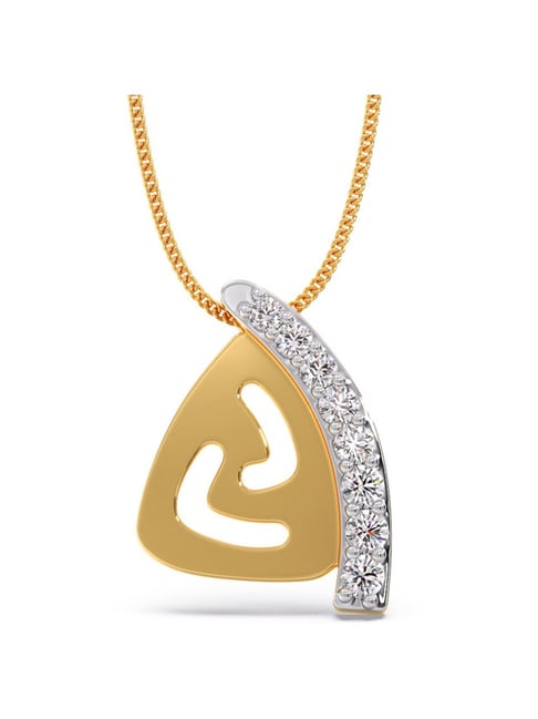 Buy Candere by Kalyan Jewellers 18k Cubic Zirconia Pendant Online