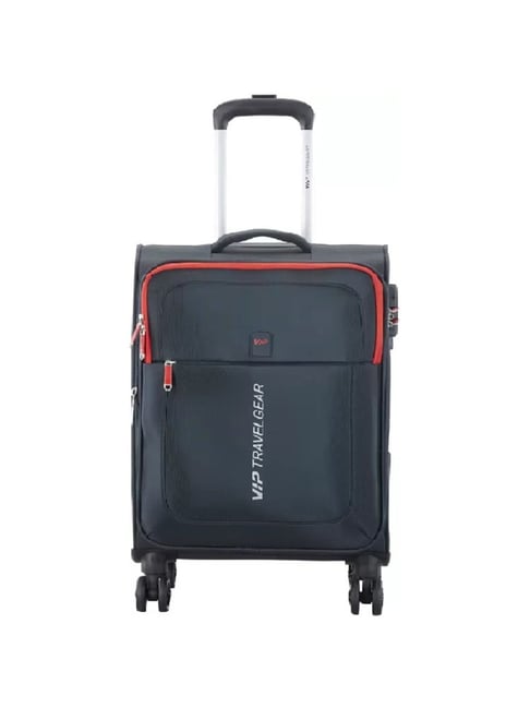 Buy VIP Suprema Grey Solid Soft Cabin Trolley Bag 24 cm Online