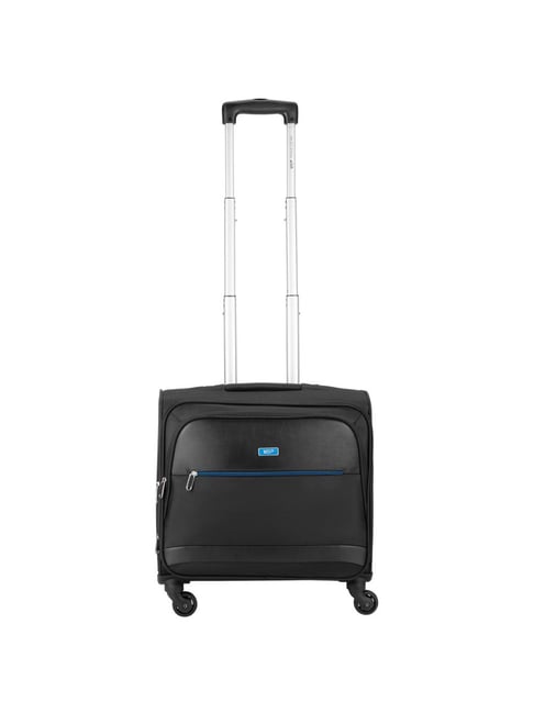 Buy VIP Beta Black Solid Soft Overnight Trolley Bag 24 cm Online At Best Price Tata CLiQ