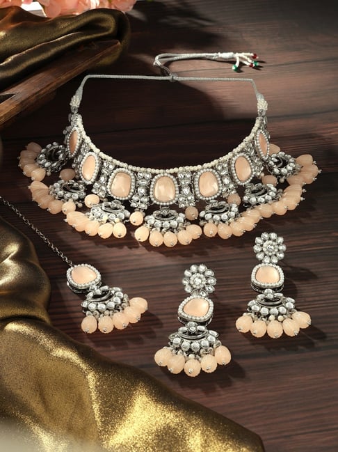 American Diamond - Tikka Sets – THE KUNDAN SHOP