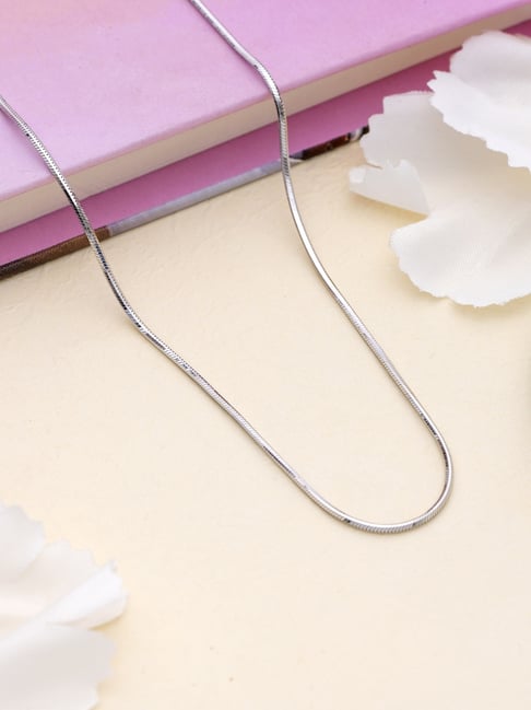 Zavya 92.5 Sterling Silver Majestic Serpent Chain for Men-picture-18