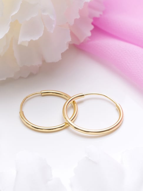 Zavya 92.5 Sterling Silver Hoop Earrings for Women