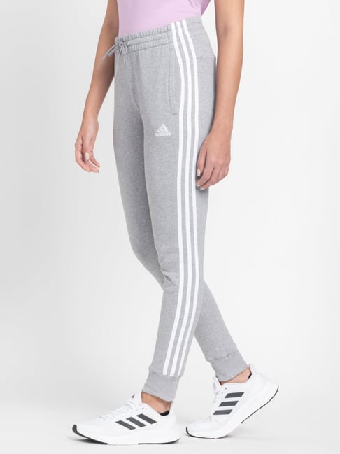 Grey adidas joggers womens hotsell