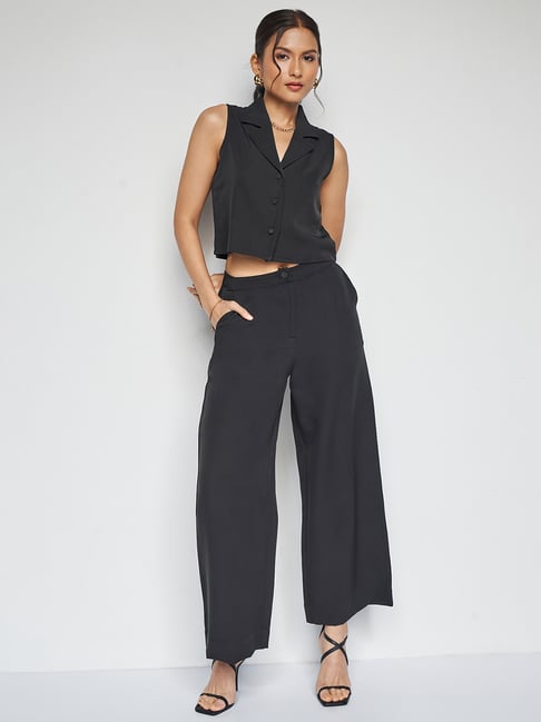 Buy AND Black Top With Pants for Women's Online Tata CLiQ