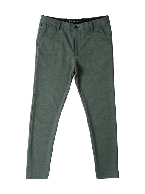 Allen Solly Junior Green Textured Trousers-picture-32