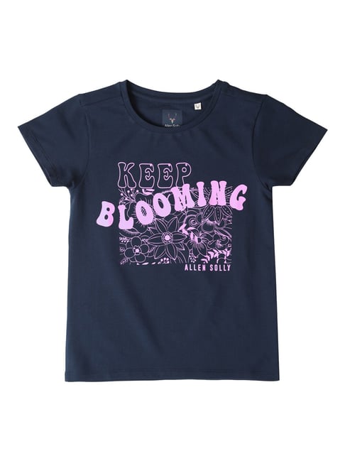 Allen Solly Junior Navy Printed T-Shirt-picture-48
