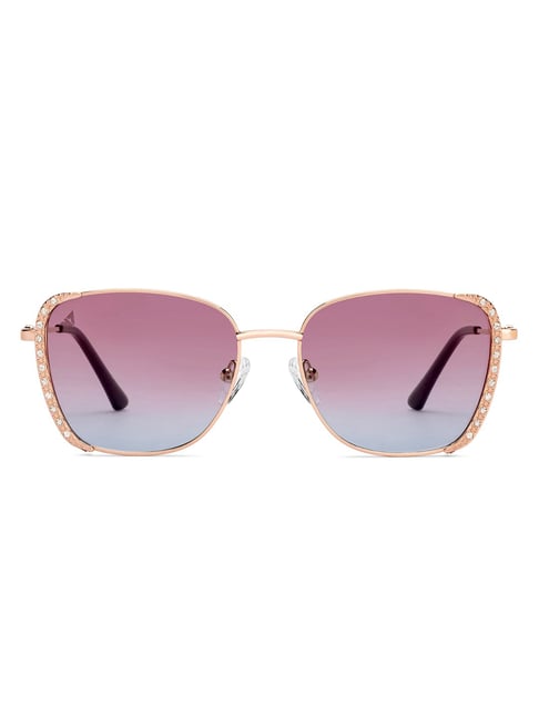 Buy Vincent Chase By Lenskart | Gold Pink Full Rim Rectangular | Fashion  Essentials | Branded Latest and Stylish Sunglasses | 100% UV Protected |  Men & Women | Small | VC S15796 at Amazon.in