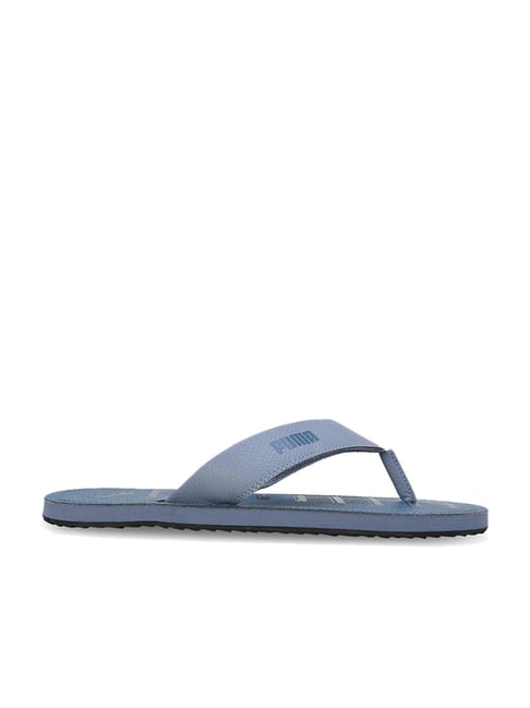 Puma Men's Ketava Graphic V5 Blue Flip Flops-picture-25