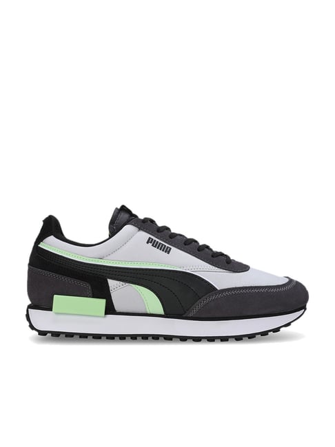 Puma Men's Future Rider Double Concrete Grey Casual Sneakers