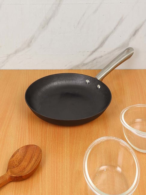 Femora Black Cast Iron Non Toxic And Coating Free Cookware - Set of 2-picture-33