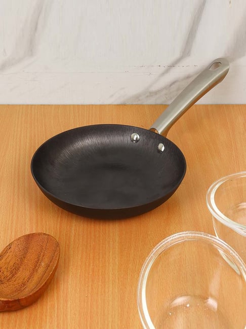 Femora Black Cast Iron Non Toxic And Coating Free Cookware - Set of 2-picture-21