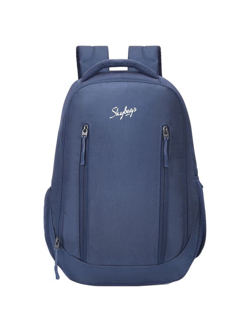 Buy Skybags Forge Blue Polyester Solid Laptop Backpack 16 Ltrs