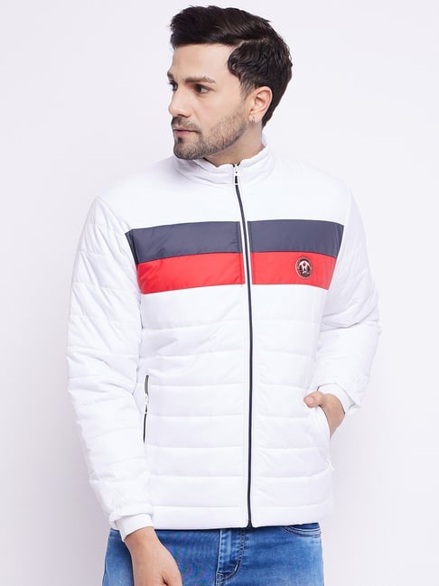 Duke White Regular Fit Quilted Jacket