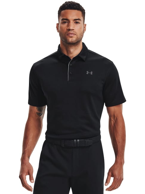 Under Armour Black Regular Fit Sports Polo-picture-36