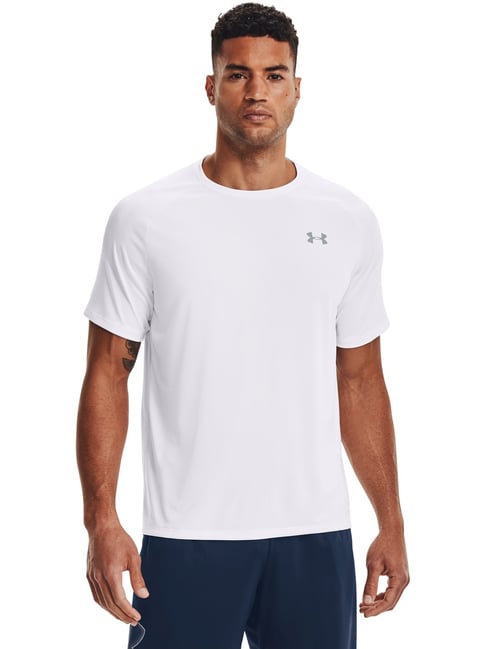 Under Armour White Regular Fit Sports T-Shirt-picture-34