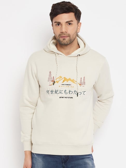 Duke Fawn Regular Fit Printed Hooded Sweatshirt-picture-30