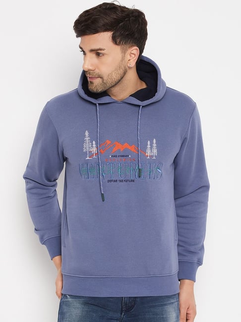 Duke Air Force Regular Fit Printed Hooded Sweatshirt-picture-47