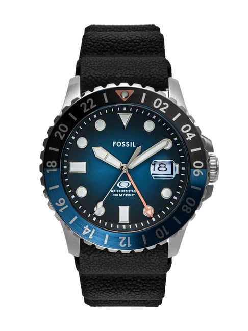 Fossil FS6049 Blue Gmt Analog Watch for Men