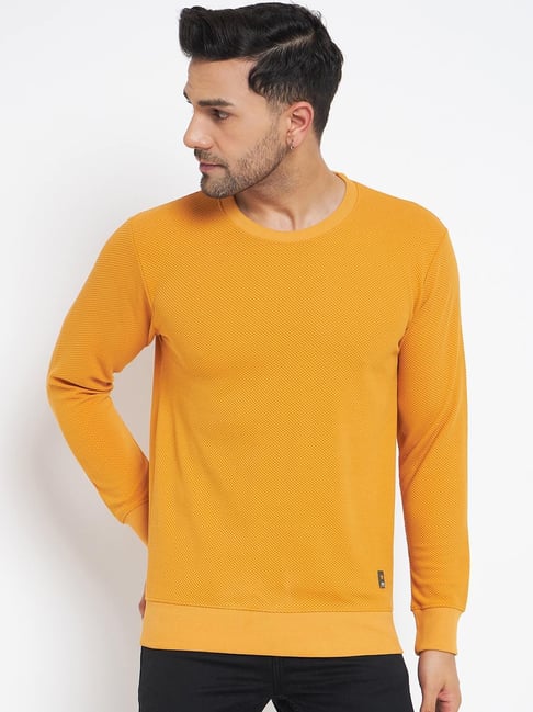Duke Mustard Regular Fit Sweatshirt-picture-48