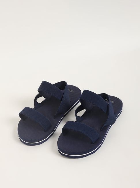 Navy blue online sandals