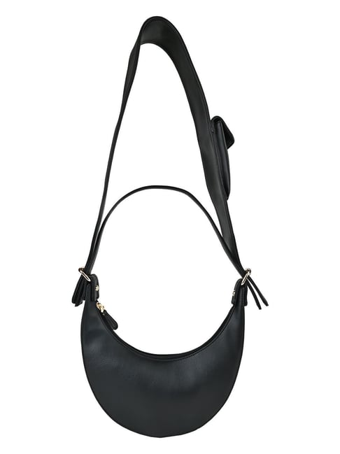 Horra Black Small Hobo Bag