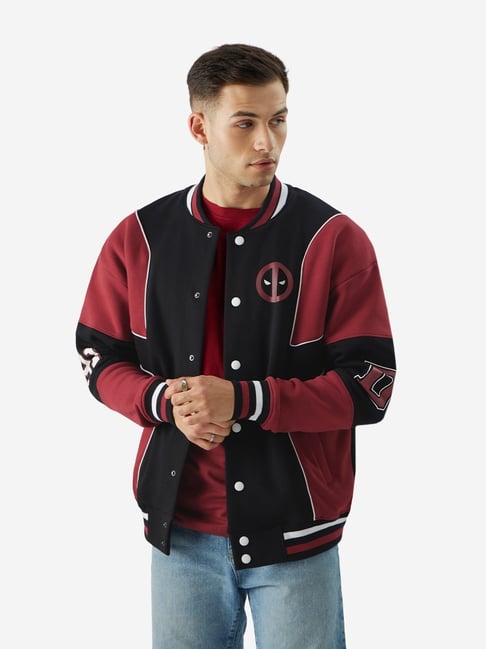 Buy The Souled Store Multicolored Loose Fit Printed Bomber Jacket