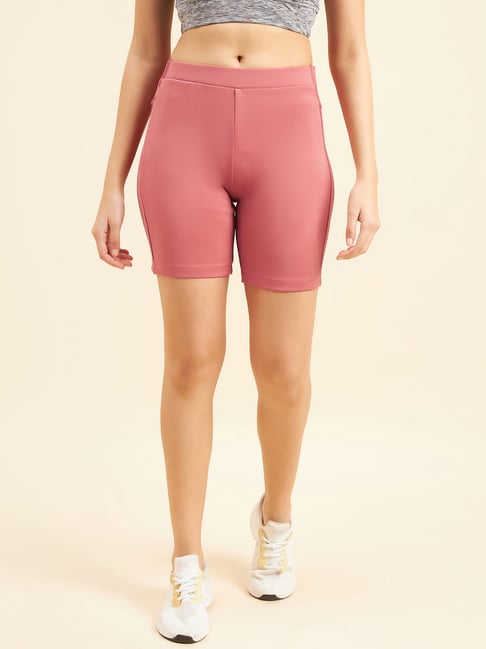 Sweet Dreams Pink Slim Fit Sports Shorts
