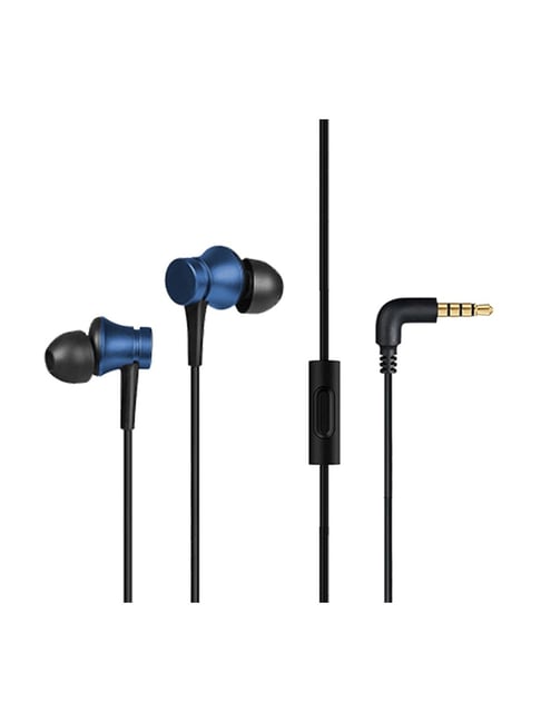 Xiaomi in-Ear Wired Earphones with Mic, Light Weight (Black)