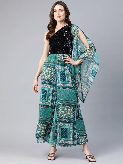 Cottinfab Multicolor Embellished Jumpsuit-picture-31