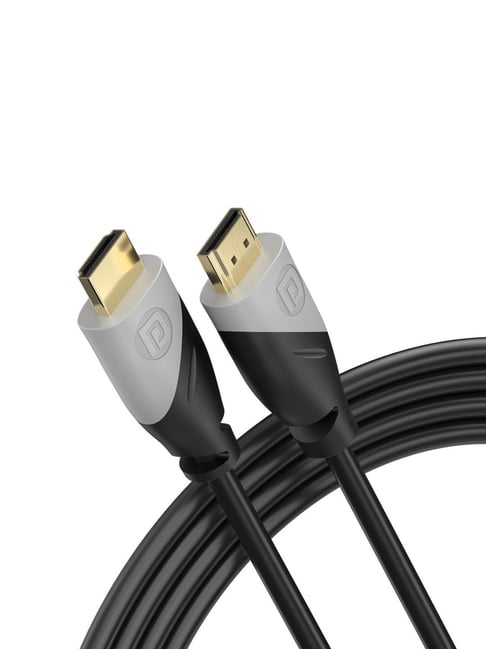 Portronics Konnect Sync 4K 60Hz HDMI to HDMI Cable, 3M Length with Support eARC (Black)