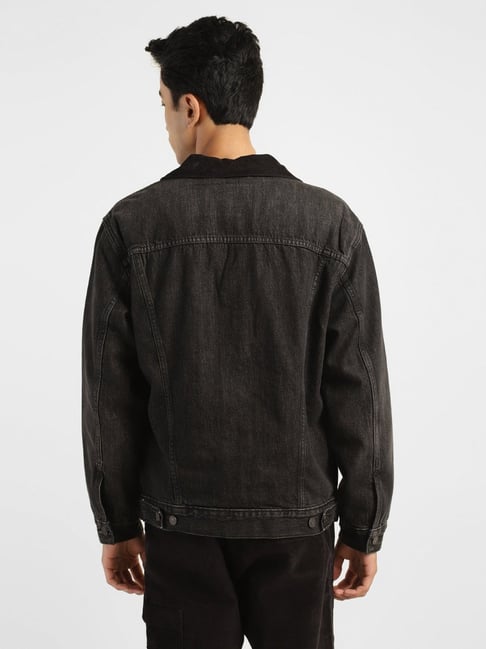Buy Levi's Black Relaxed Fit Denim Jacket for Mens Online @ Tata CLiQ