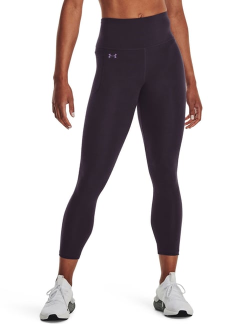 Buy UNDER ARMOUR Purple Mid Rise Sports Tights for Women Online